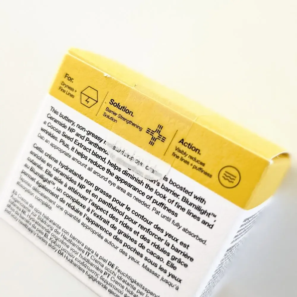 Dr. Jart+ Ceramidin Skin Barrier Moisturizing Eye Cream 0.5 oz (full size)